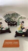 Hand Painted Asian Decor