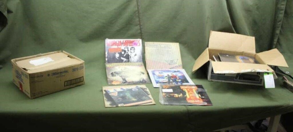 (2) Boxes of Vinyl Record Albums