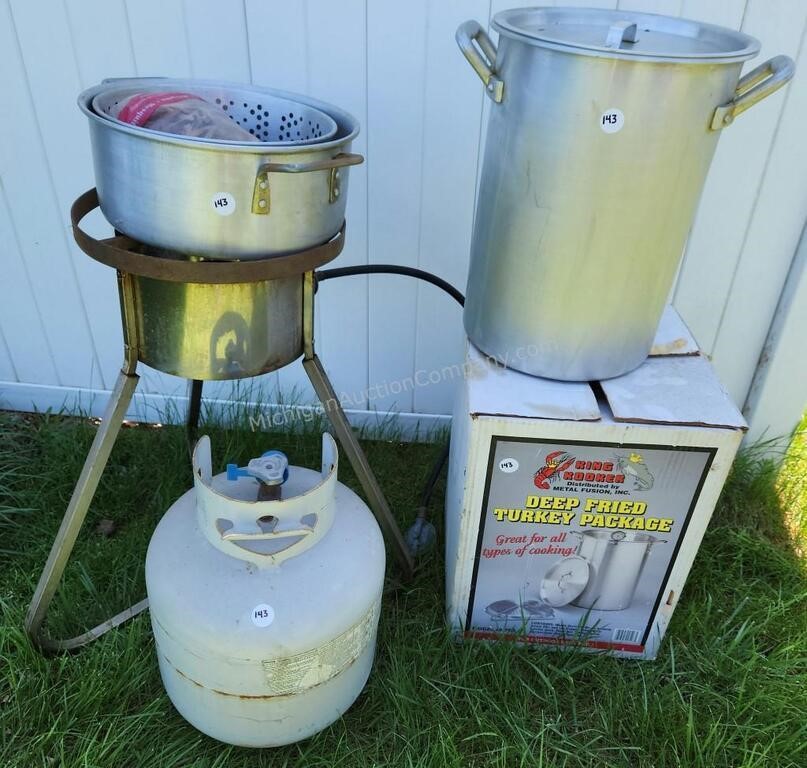 Turkey Fryer, Camp Stove, Steam Pot, etc.