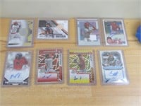 Game Used and Autographed Baseball Cards