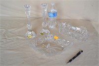 Lead Chrystal, 2- Dishes 2-Vases (made in Poland)