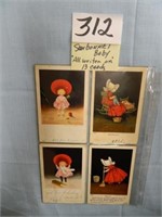 Approx. 17 Postcards (Sunbonnet Baby)