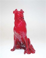 Royal Doulton Flambe dog - Seated Collie