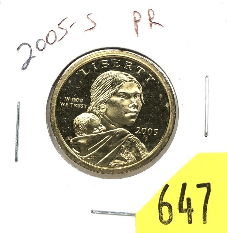 2005-S Proof Sacagawea dollar