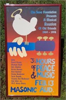 Seva Foundation Musical Reunion Poster 1994 Signed
