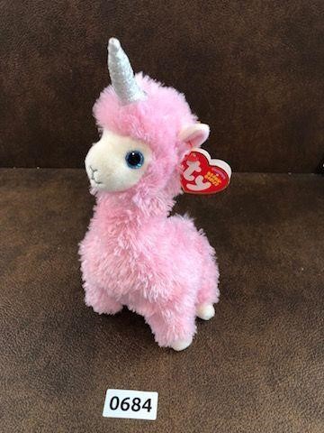 TY beanie babie pink unicorn as pictured