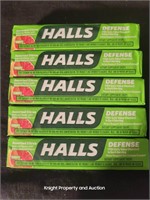 5 Halls Assorted Citrus 9 Drops per package