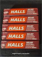 5 Halls Red Cherry 9 Drops per package