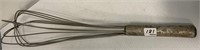 Large 18 1/2" long Metal Whisk(NO SHIPPING)