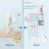 UV Toothbrush Holder, Toothpaste Dispenser