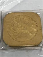 1907 $20 Gold Saint Guardian $20 eagle 14 karat