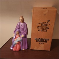 HOMCO SIGNED MARY, JOSEPH &JESUS STATUE