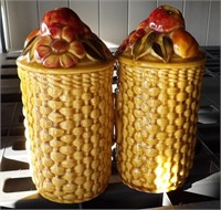 Baskets of Fruit Tall Range Salt & Pepper Shakers