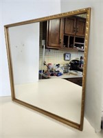 Wall Mirror with gold toned frame
