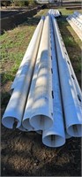 (10) - 8" Plastic Gated Pipe