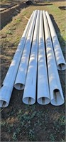 (6) - 8" Plastic Gated Pipe