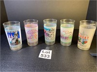 Kentucky Derby Glasses 1991-1995