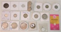 US coin lot: large cent, 2 - 1943 Lincolns,