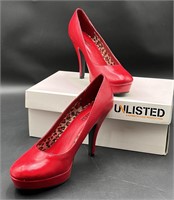 Unlisted Red Platform Ladies High Heels