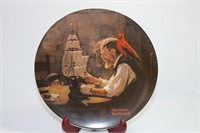 1980 Rockwell Plate: "The Ship Builder"