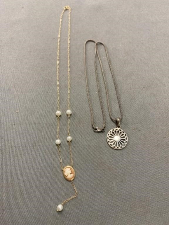 14K and Sterling Silver Necklaces