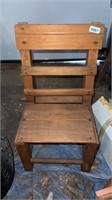 Handmade Child's Wood Chair