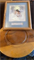 Angel Picture & Wood Tray