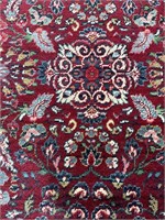 Oriental style floral rug