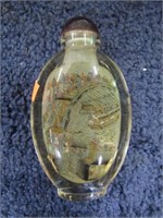REVERSE PAINTED JAPANESE SNUFF BOTTLE