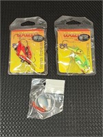 Assorted fishing lures