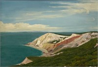 American School 20th Century Painting, Seascape.