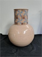 12.5" ceramic vase