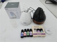 2 Pure essential oil diffusers, one USB and one