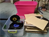 Record Albums, 45 Records, Children's, Assorted.