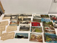 Postcards and radio cards.
