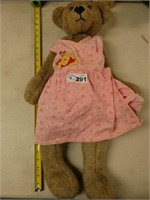 26" Jointed Bear with Winnie Dress