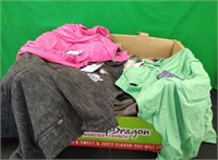BOX OF OVERSTOCK CLOTHES