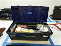 Kobalt Toolbox With Safety Glasses And Respirator