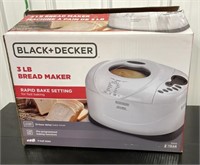 Unused Black & Decker 3lb Electric Bread Maker