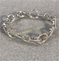 10kt Gold & Diamond Bracelet