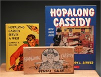 Hopalong Cassidy Pencil Case, Book + (3)