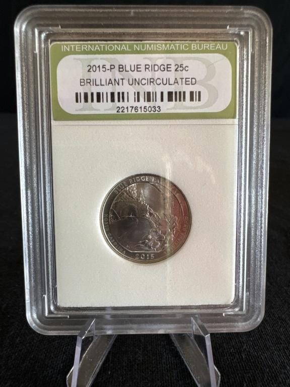 2015 Blur Ridge Brilliant Uncirculated Quarter