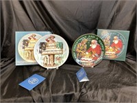 EMMETT KELLY JR COLLECTIBLE PLATES / 2 PCS