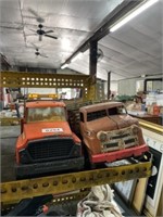 2 vintage trucks