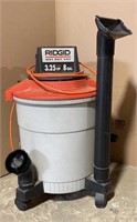 TESTED Ridgid 8Gal 3.25HP Wet Dry Vac &