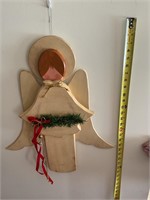 Wooden Angel Wall Decor