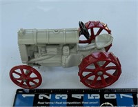 White & Red Fordson Tractor