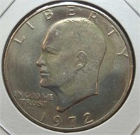 1972 Eisenhower dollar coin