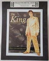 The King Of Rock & Roll Metal Sign New