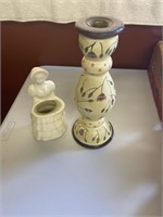 Candle holder and vase